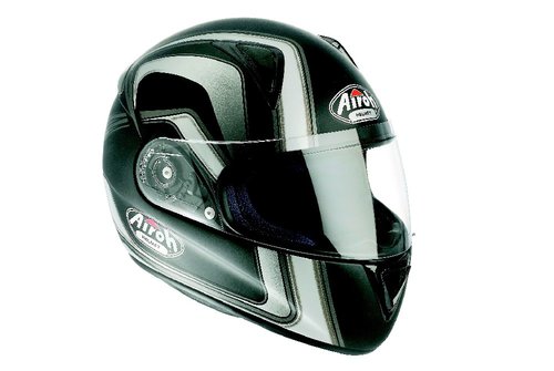 LEOX DARK LXD35 - integrln ern moto pilba Airoh