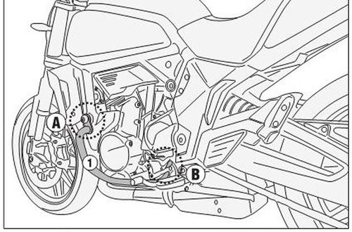 KN9222 padac rm CF MOTO 700 CL-X (21-24)