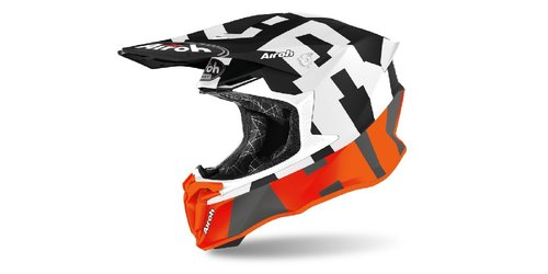 TWIST 2.0 FRAME TW2F32 - off-road oranov moto helma AIROH